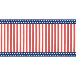 Stars and Stripes Corrugated Paper Roll, 48" x 25'