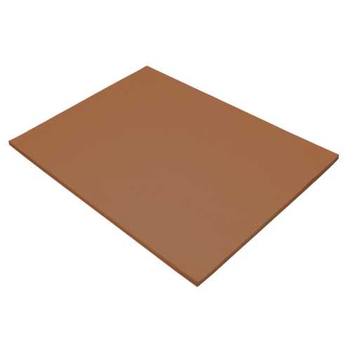 Construction Paper, Heavyweight, Warm Brown, 18