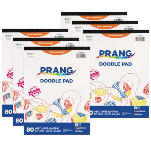 Doodle Pad, White, 9