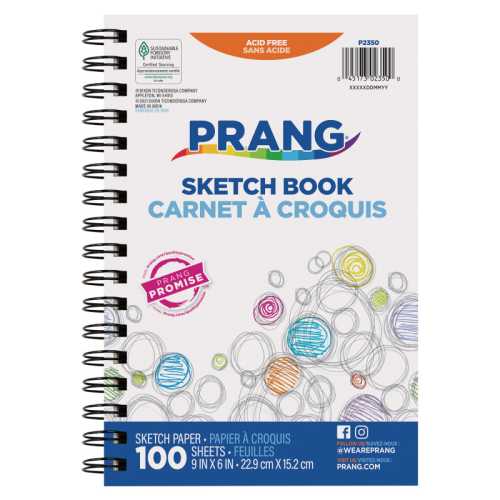 Prang&reg; Sketch Book, Beginner Weight, 9