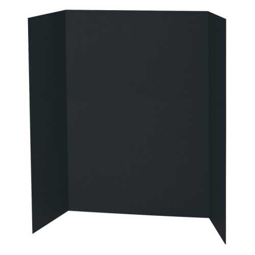 Presentation Board, Black, Single Wall, 48