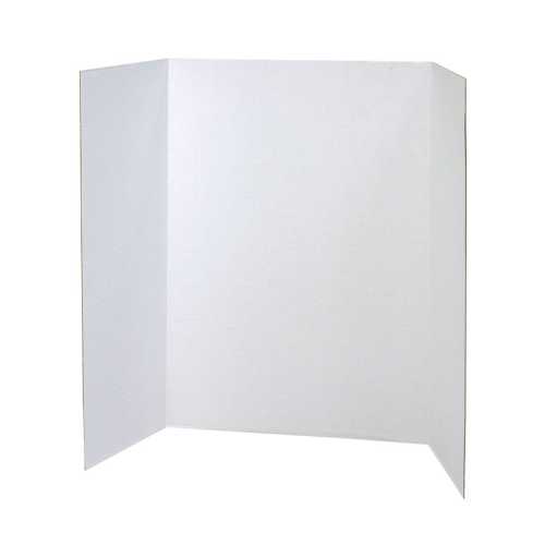 Presentation Board, White, Single Wall, 40
