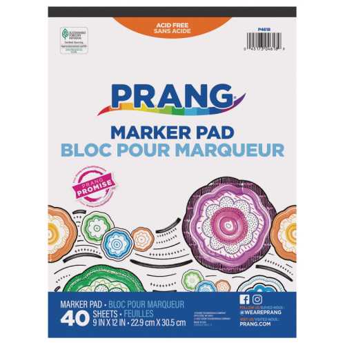 Marker Pad, White, 9