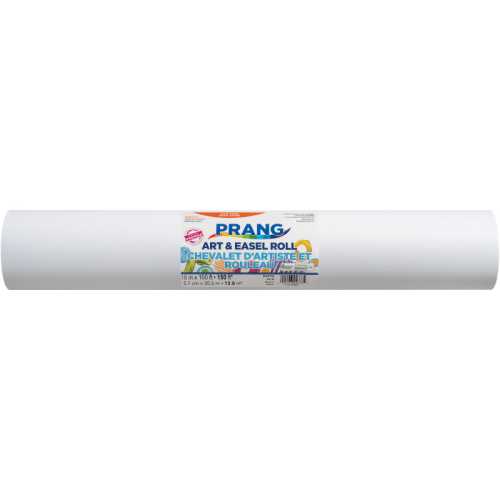 Art & Easel Roll, White, White, 18