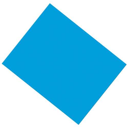 Coated Poster Board, Blue, 22