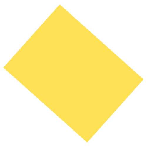 Coated Poster Board, Yellow, 22