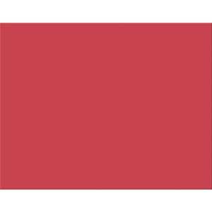 4-Ply Railroad Board, Red, 22" x 28", 25 Sheets