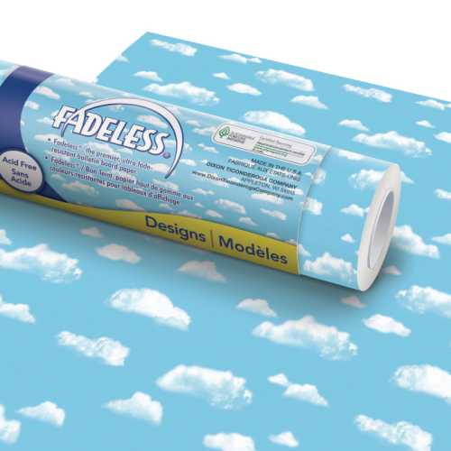 Bulletin Board Art Paper, Clouds, 48