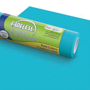 Bulletin Board Art Paper, Azure, 48" x 50', 1 Roll