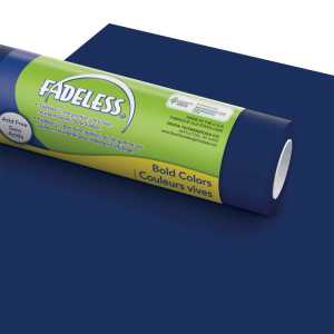 Bulletin Board Art Paper, Royal Blue, 48" x 50', 1 Roll
