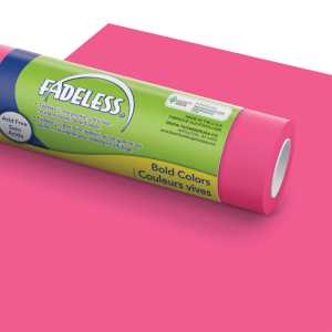 Bulletin Board Art Paper, Magenta, 48" x 50', 1 Roll