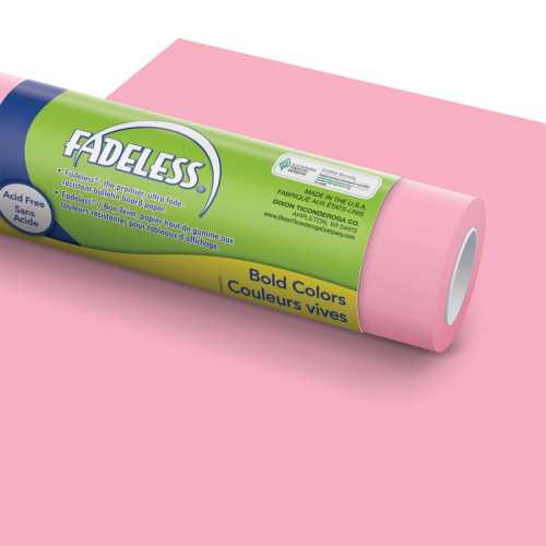 Bulletin Board Art Paper, Pink, 48