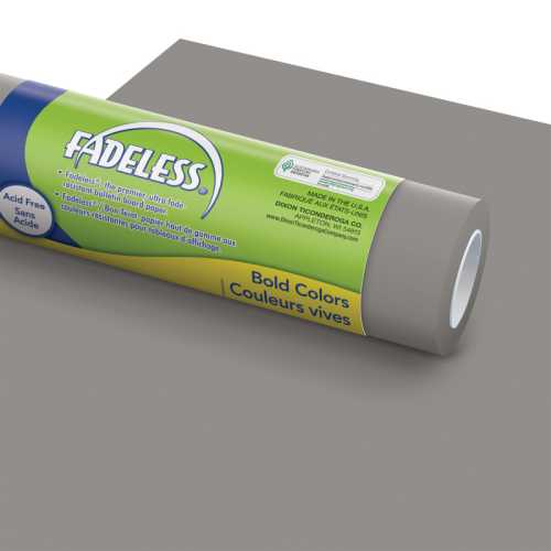 Bulletin Board Art Paper, Pewter, 48