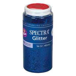Glitter, Blue, 1 lb., 1 Jar