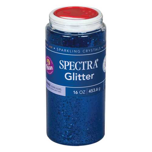 Glitter, Blue, 1 lb., 1 Jar