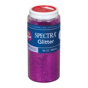 Spectra&reg; Glitter Sparkling Crystals, Magenta, 1 lb., 1 Jar