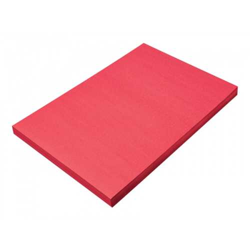 Construction Paper, Medium Weight, Holiday Red, 12
