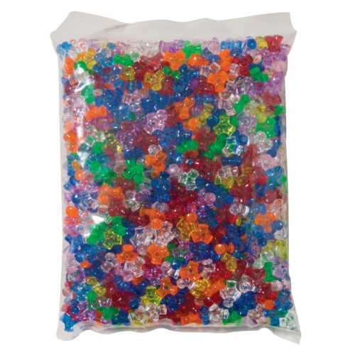 Tri-Beads, Assorted Colors, 3/8