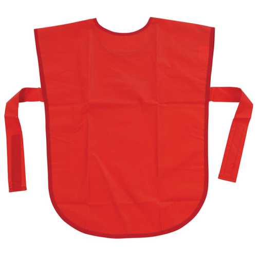 Vinyl Primary Art Smock, Ages 3+, Red, 22