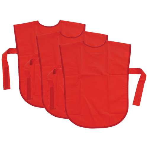 Vinyl Primary Art Smock, Ages 3+, Red, 22