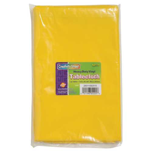 Vinyl Tablecloth, Yellow, 38