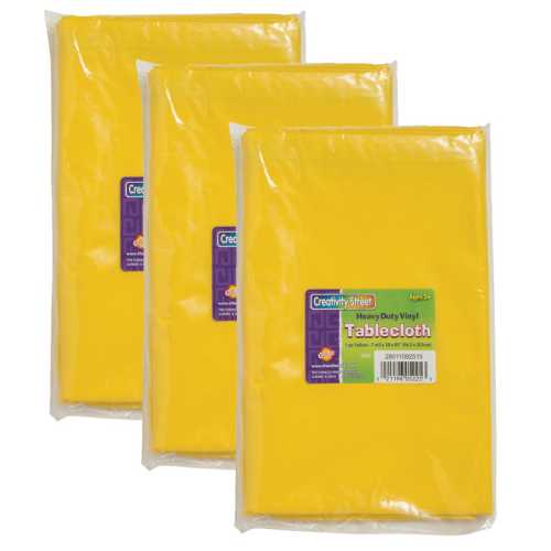 Vinyl Tablecloth, Yellow, 38