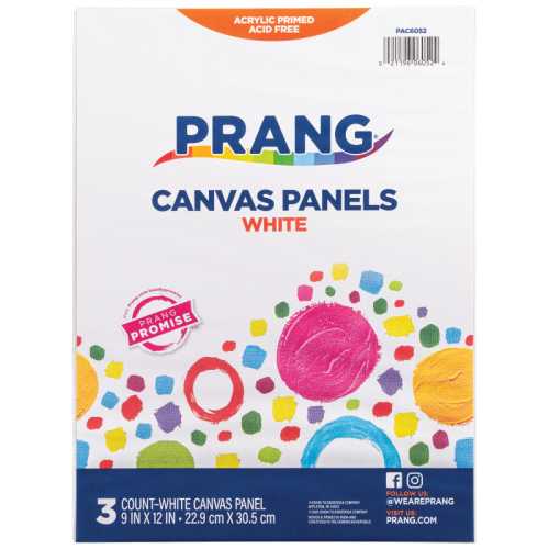 Canvas Panels, White, 9