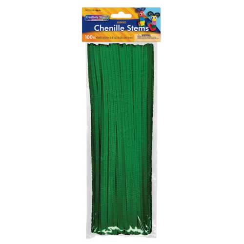 Jumbo Stems, Dark Green, 12