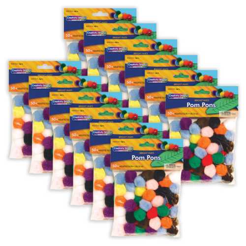 Pom Pons, Bright Hues, 1