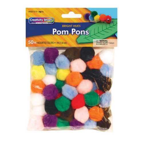 Pom Pons, Bright Hues, 1