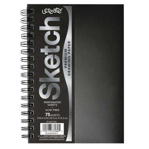 Poly Cover Sketch Book, Heavyweight, 9