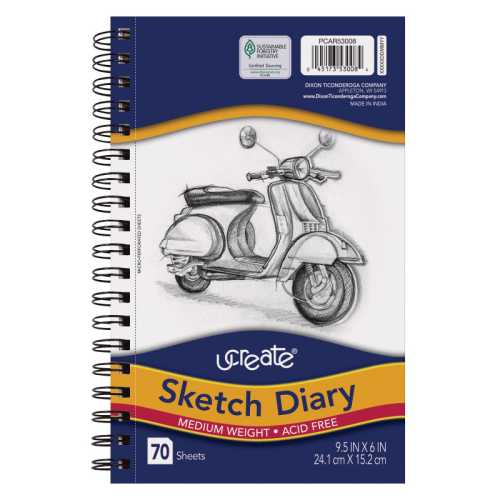 Sketch Diary, Medium Weight, 9-1/2