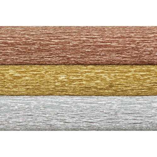 Extra Fine Crepe Paper, Metallic Assortment, 10.7 sq. ft