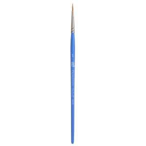 Select Artiste Round Brush, Synthetic Bristles, Short Handle Mixed Media Paintbrush, Jewel Blue, Size 1, 1 Count