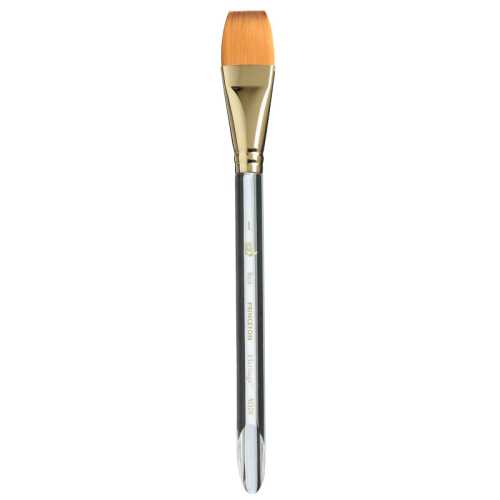 Heritage Series Short Handle Watercolor Wash Paintbrush, Synthetic Sable Bristles, 1 in
