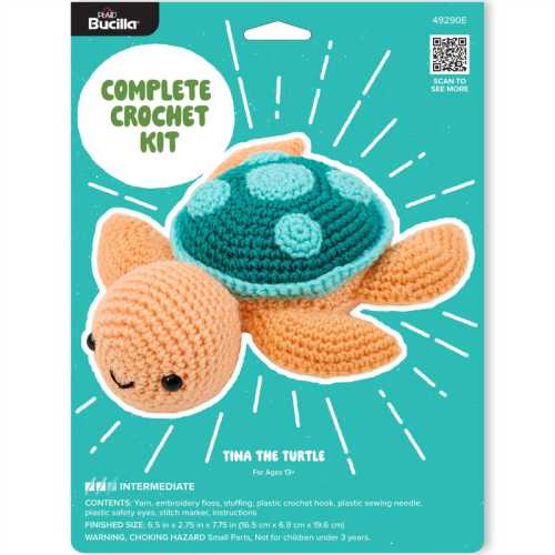 Amigurumi Tina the Turtle Crochet Kit
