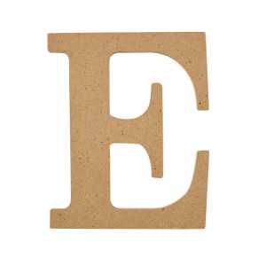 MDF Letter, E, 5 Inch