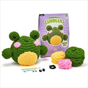 Fergus the Frog 14" Jumbo Cuddler Crochet Kit