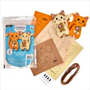 Purrfect Pair Perfect Pair Felties Embroidery Kit