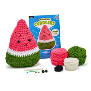 Wesley The Watermelon 13" Jumbo Cuddler Crochet Kit