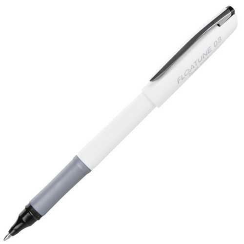 FLOATUNE Rollerball, 0.8mm, Medium Line, Black Ink, 1 Dozen