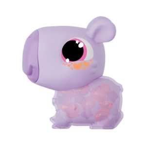 Animagic Let's Glo Capybara, Purple, Squish & Stretch Water Toy