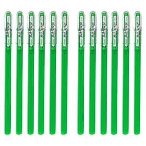 Hybrid Mattehop Gel Roller, Green, 12 Pack