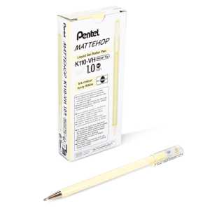 Hybrid Mattehop Gel Roller, Ivory White, 12 Pack