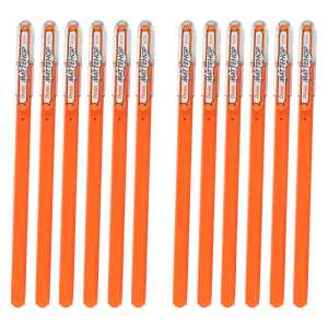 Hybrid Mattehop Gel Roller, Orange, 12 Pack