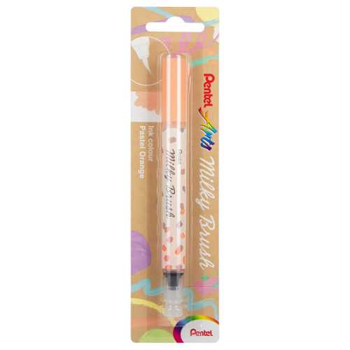 Milky Brush Pen, Pale Orange Ink, 1-Pack