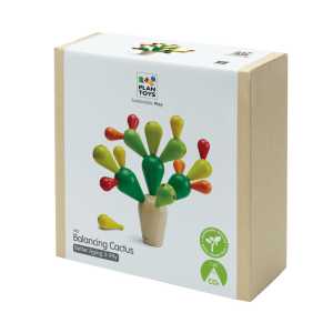 Wooden Balancing Cactus Game