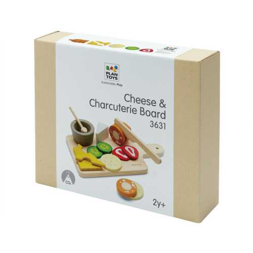 Wooden Cheese & Charcuterie Board Pretend Play Set