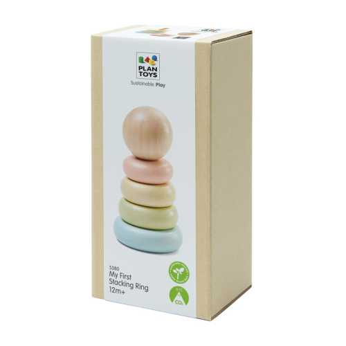 First Stacking Ring Baby Toy - Pastel