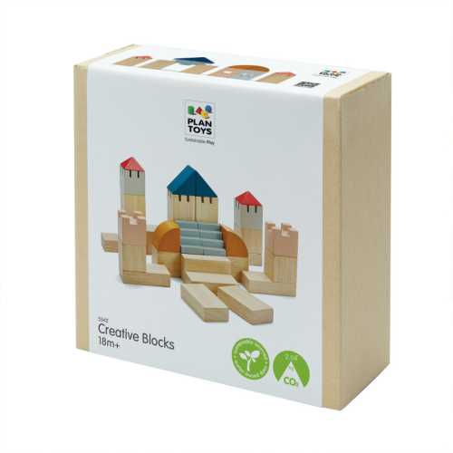 Orchard Creative Blocks Wooden Building Set, 30 Pieces